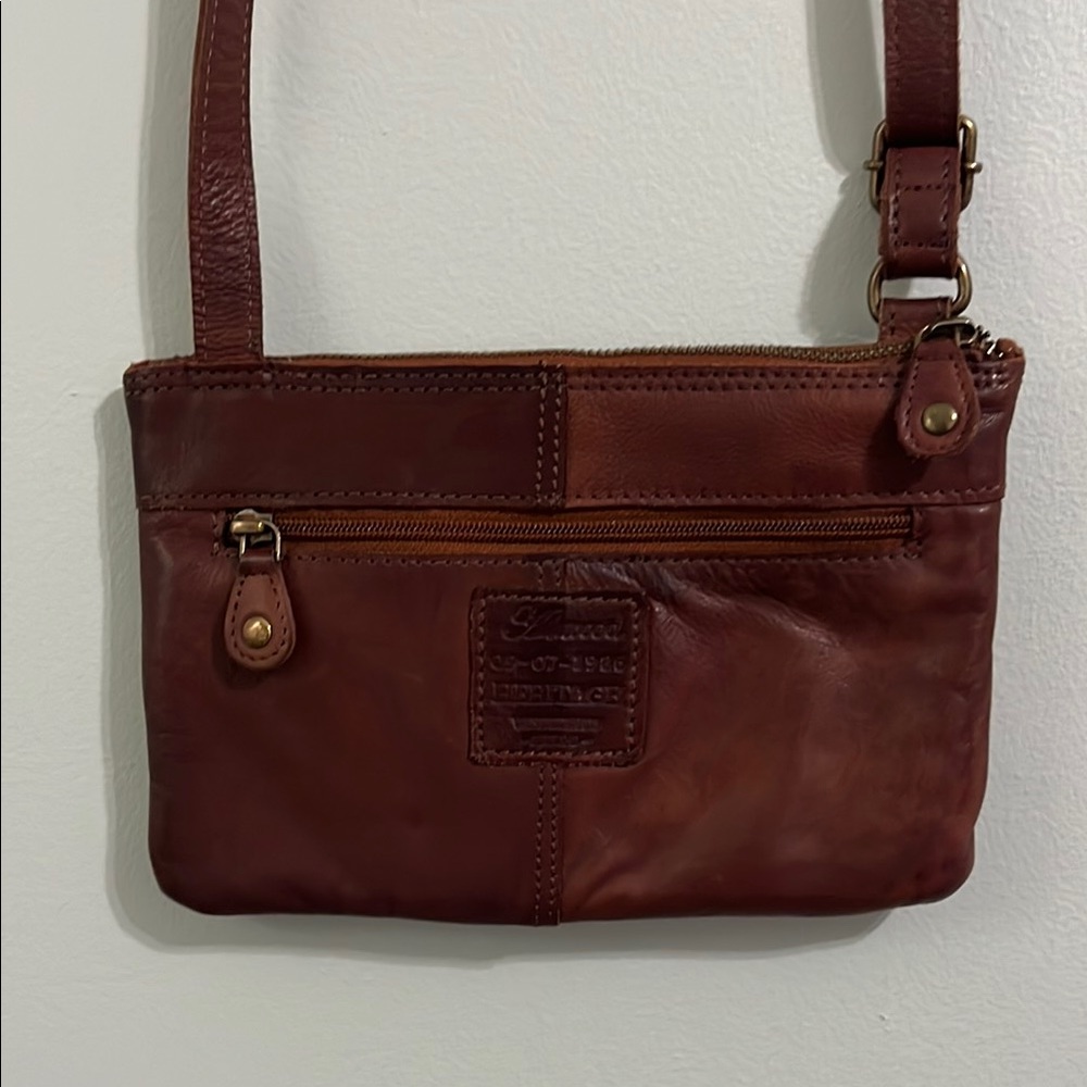 Brown Leather Crossbody Bag
